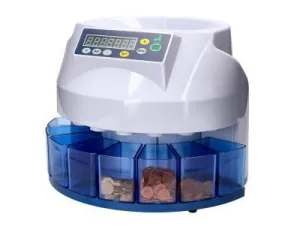MAQUINA CONTADORA CLASIFICADORA MONEDAS Q-CONNECT KF03639