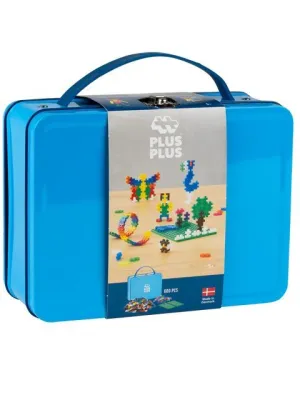 Puzzle Plus Plus 600 Piezas Maleta Metal Azul 7002