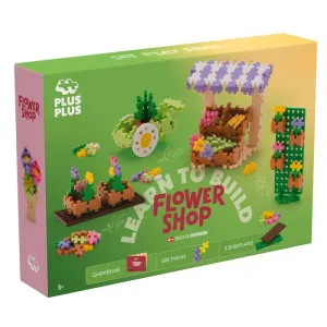 Puzzle Plus Plus 600 Piezas Learn To Build Flower Shop 4336