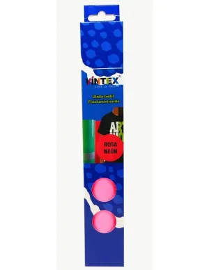 Vinilo Textil Vintex Brillo en la Oscuridad Rosa Neon 25Xcm1M Vin-Tex-Ftrn