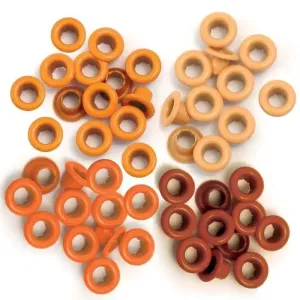 Pack 60 Ojales Standard Orange We R Memory Keepers Tonos Anaranjados 41574-9