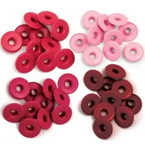 Pack 60 Ojales Wide Red We R Memory Keepers Tonos Rojizos 41580-0