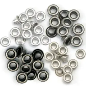 Pack 60 Ojales Standard Cool Metal We R Memory Keepers 41584-8