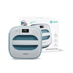 Prensa Termica Easy Heat Press Loklik Azul Vaquero