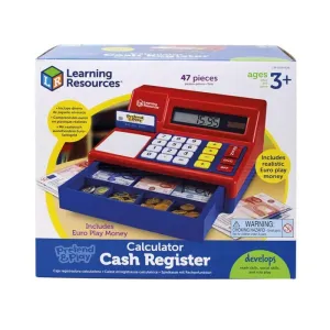 Calculator Cash Register With Euro Money Learning Resources Lsp2629-Eur