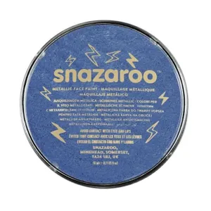 Maquillaje Snazaroo Pastilla Metal Azul Electrico 18Ml