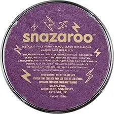 Maquillaje Snazaroo Pastilla Metal Purpura Electrico 18Ml