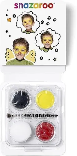 Pack 3 Pastilla Maquillaje Snazaroo + Esponja + Pincel 1172083