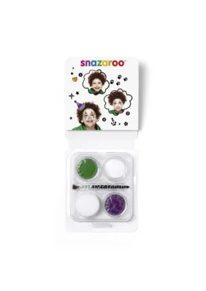 Pack 3 Pastilla Maquillaje Snazaroo + Esponja + Pincel 1172089