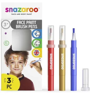 Pack 3 Rotuladores Maquillaje Snazaroo Punta Pincel Aventura 1180140