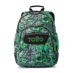 Mochila Junior Totto Rayol Crew 2 Compartimentos Ma04Eco002 2616N 4Gf
