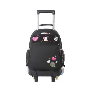Mochila Junior con Carro Totto Trolley Glowing Black Mj03Glo005 2616 0N5M
