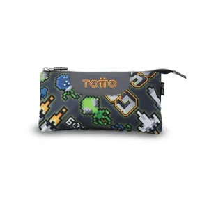 Portatodo Totto Tablero Adventur 3 Compartimentos Ac52Eco012 2616Z 4Gs