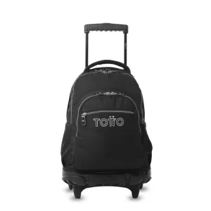 Mochila Junior con Carro Totto Trolley Renglones Ecole Solid Ma03Ecs002 26160 N01