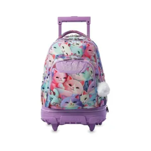 Mochila Junior con Carro Desmontable Totto Trolley Mewsy 3D Ma03Eco014 252D0 0S6