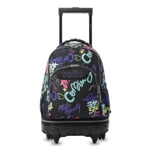Mochila Junior con Carro Desmontable Totto Trolley Letry Ma03Eco014 26160 7Ez