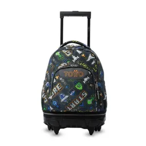 Mochila Junior con Carro Desmontable Totto Trolley Adventur Ma03Eco014 26160 4Gs