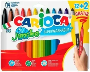 Pack 12 + 2 Rotuladores Carioca Jumbo Maxi 40567