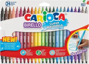 Pack 24 Rotuladores Carioca Birello Punta Doble 42758