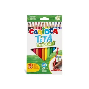 Estuche Carioca de Carton con 12 Lapices Tita Maxi 42791