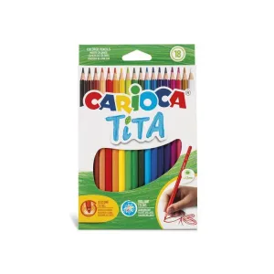 Estuche Carioca de Carton con 18 Lapices Tita 42827