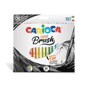 Rotuladores Carioca Super Brush 42968