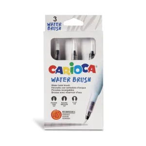 Pack 3 Pinceles Carioca Water Brush Recargables 43170