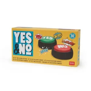 Set 2 Botones Sonoros Legami Yes & no Sbs0001