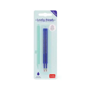 Pack 2 Recambios Legami Tinta Gel 0. 5Mm Azul Lovely Friends Refcpp0002