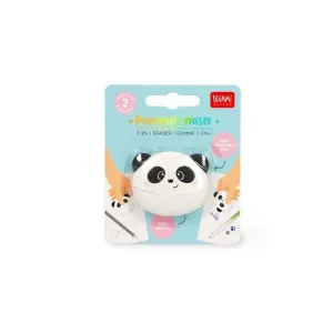 Goma 2 en 1 Legami para Lapiz y Tinta Panda Pae0001