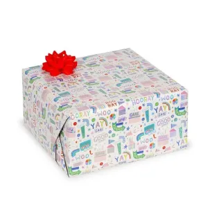 Hoja Papel Regalo Legami 70X200Cm Happy Birthday Wrap0041