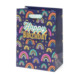 Bolsa Regalo Legami 19X25Cm Arcoiris Happy Birthday Gb0588
