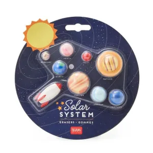 Pack 9 Gomas de Borrar Legami Sistema Solar Ses0001