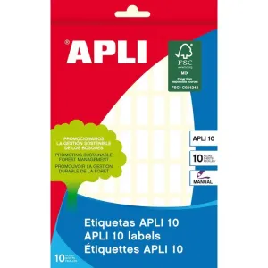 Etiquetas Apli Blancas 8X20Mm 10 Hojas 01633