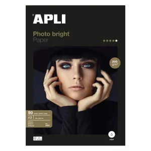PAPEL FOTOGRAFICO PHOTO BRIGHT A3 200 G 50 HOJAS 04457