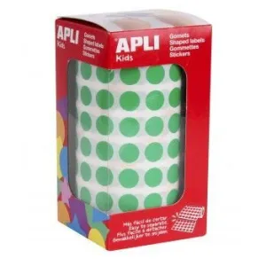 ROLLO GOMETS APLI CIRCULO VERDE Ø10,5MM 04854