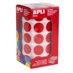 ROLLO GOMETS APLI CIRCULO ROJO Ø20MM 04861