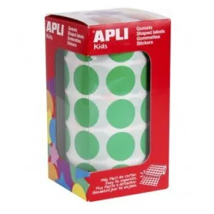 ROLLO GOMETS APLI CIRCULO VERDE Ø20MM 04862