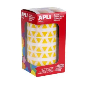 ROLLO GOMETS APLI TRIANGULO AMARILLO Ø10,5MM 04863
