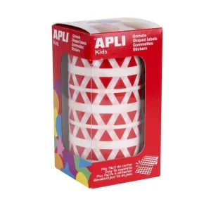 ROLLO GOMETS APLI TRIANGULO ROJO Ø10,5MM 04865