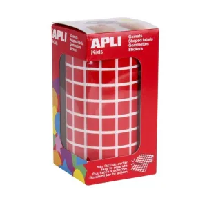 ROLLO GOMETS APLI CUADRADO ROJO Ø10MM 04873