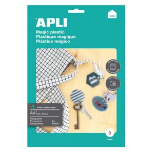 Plastico Magico Apli A4 4 Hojas 10331