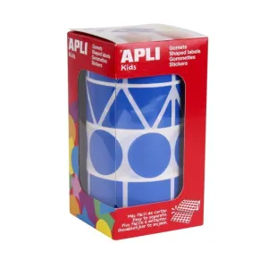 Rollo Gomets Apli Xl Figuras Geometricas Azul 11162