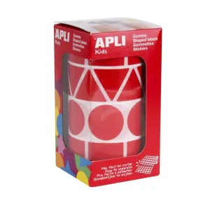 Rollo Gomets Apli Xl Figuras Geometricas Rojo 11163
