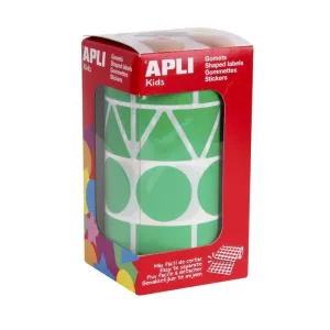 Rollo Gomets Apli Xl Figuras Geometricas Verde 11164