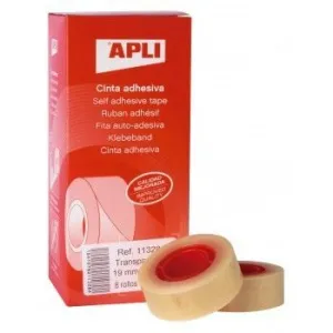 CINTA APLI ADHESIVA TRANSPARENTE 19 MM X 33 M 11328