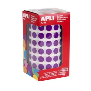 Rollo Gomets Apli Circulo Lila Ø 10,5Mm 11480