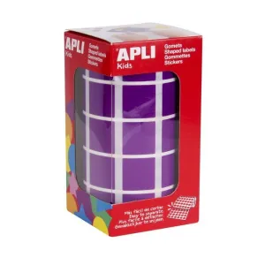 Rollo Gomets Apli Cuadrado Lila Ø 20Mm 11500