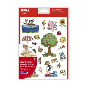 Paquete 288 Stickers Removibles Apli el Verano 11623