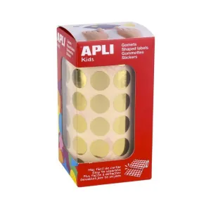 Rollo Gomets Metal Apli Circulo Oro Ø15Mm 11629